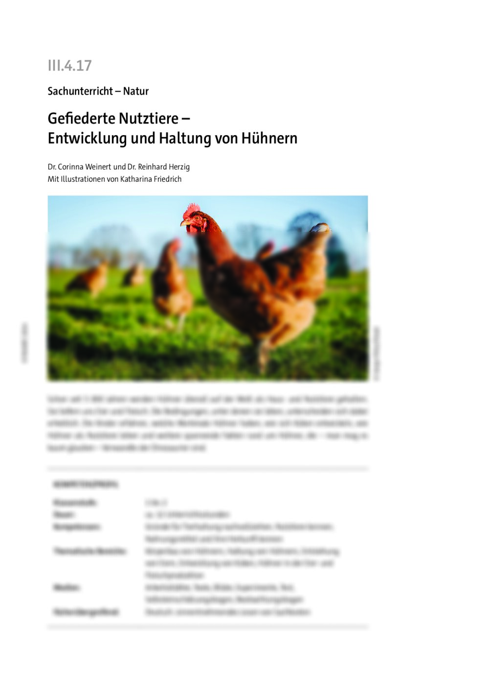 Gefiederte Nutztiere - Seite 1