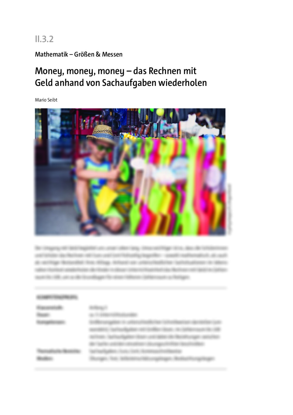 Money, money, money - Seite 1