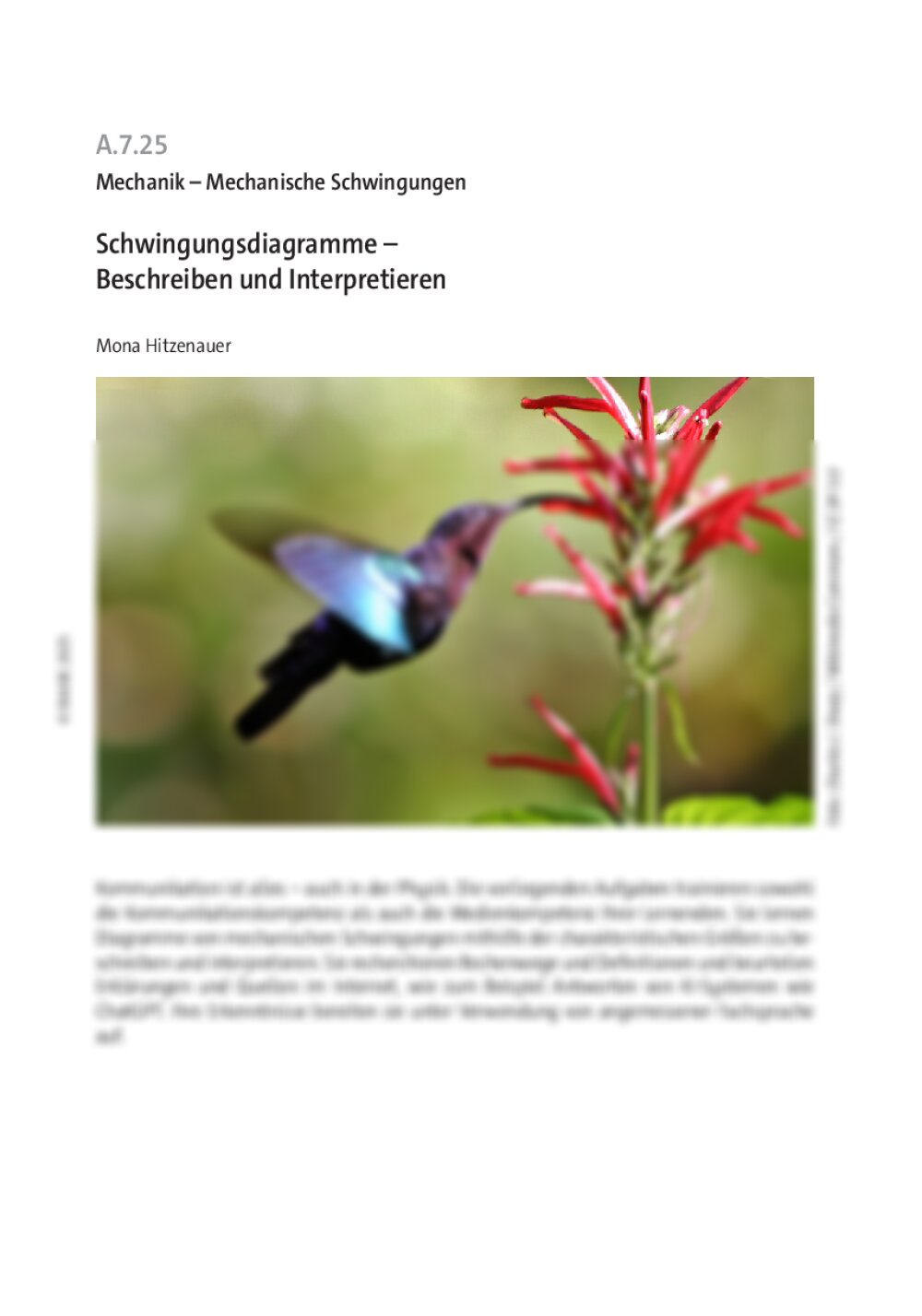Schwingungsdiagramme - Seite 1