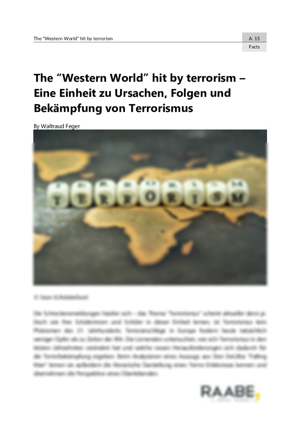 The “Western World” hit by terrorism - Seite 1