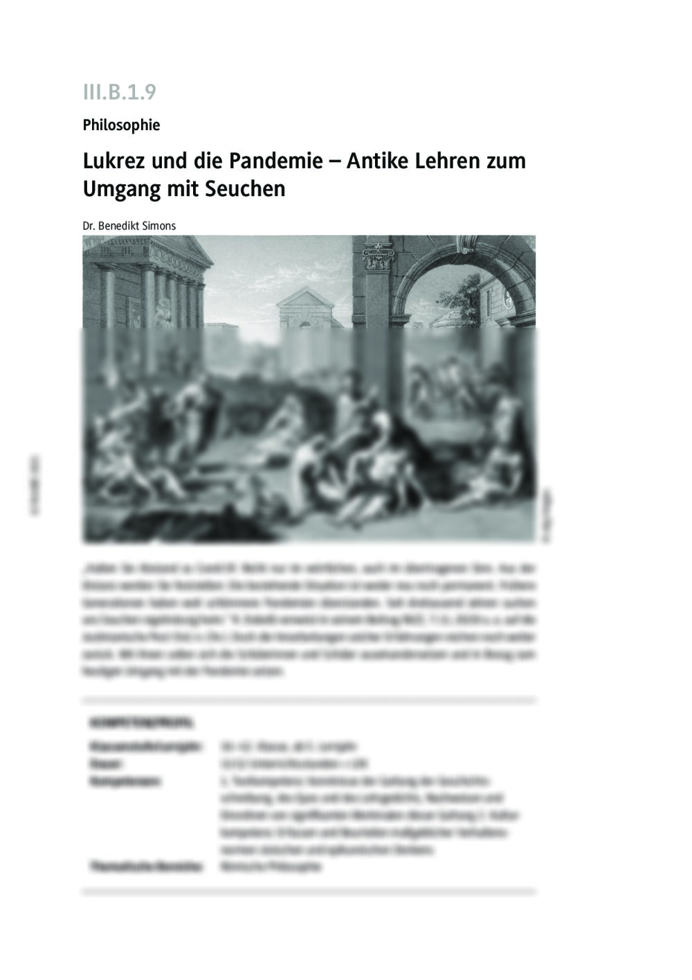Lukrez und die Pandemie - Seite 1