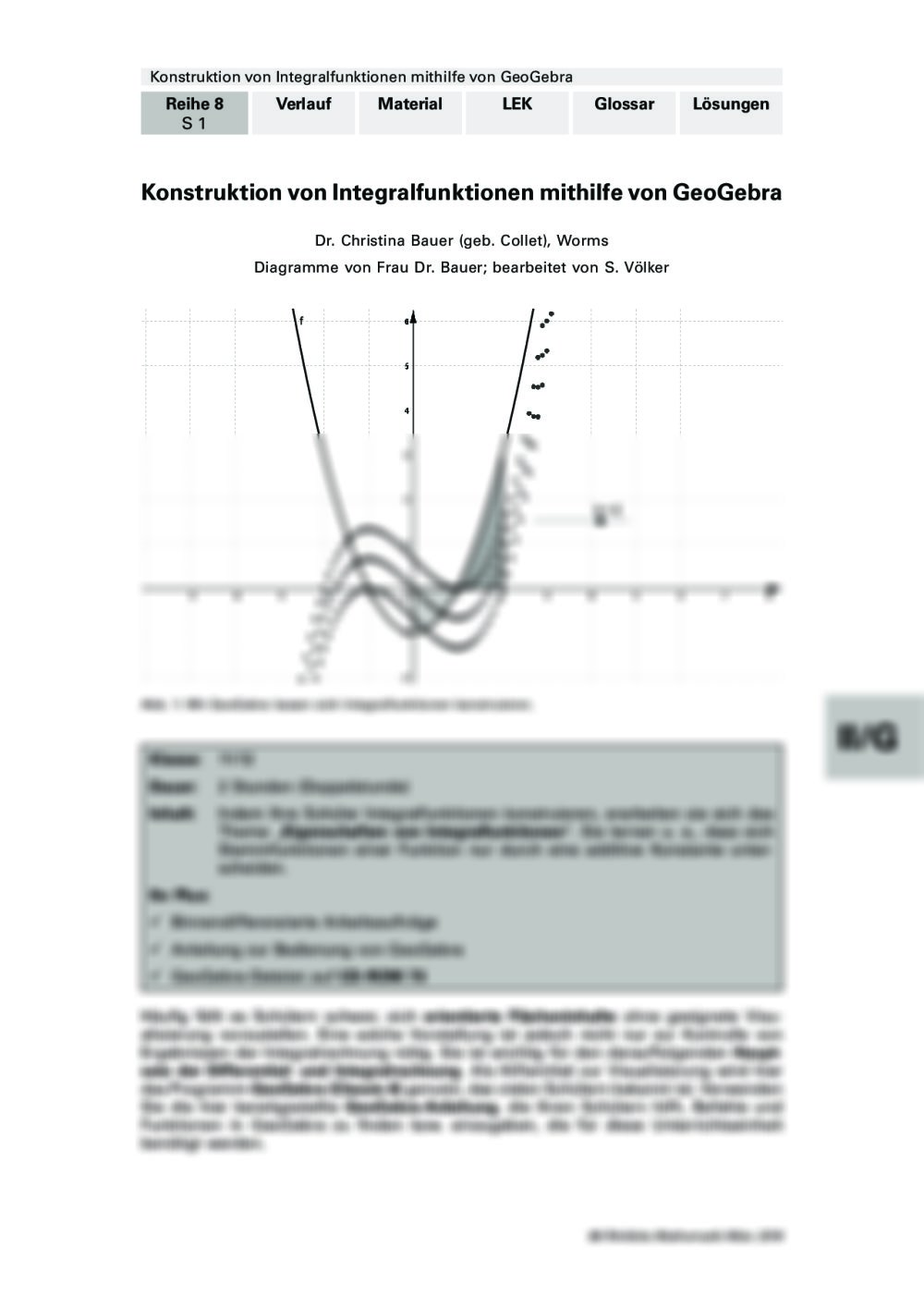 Konstruktion von Integralfunktionen - Seite 1