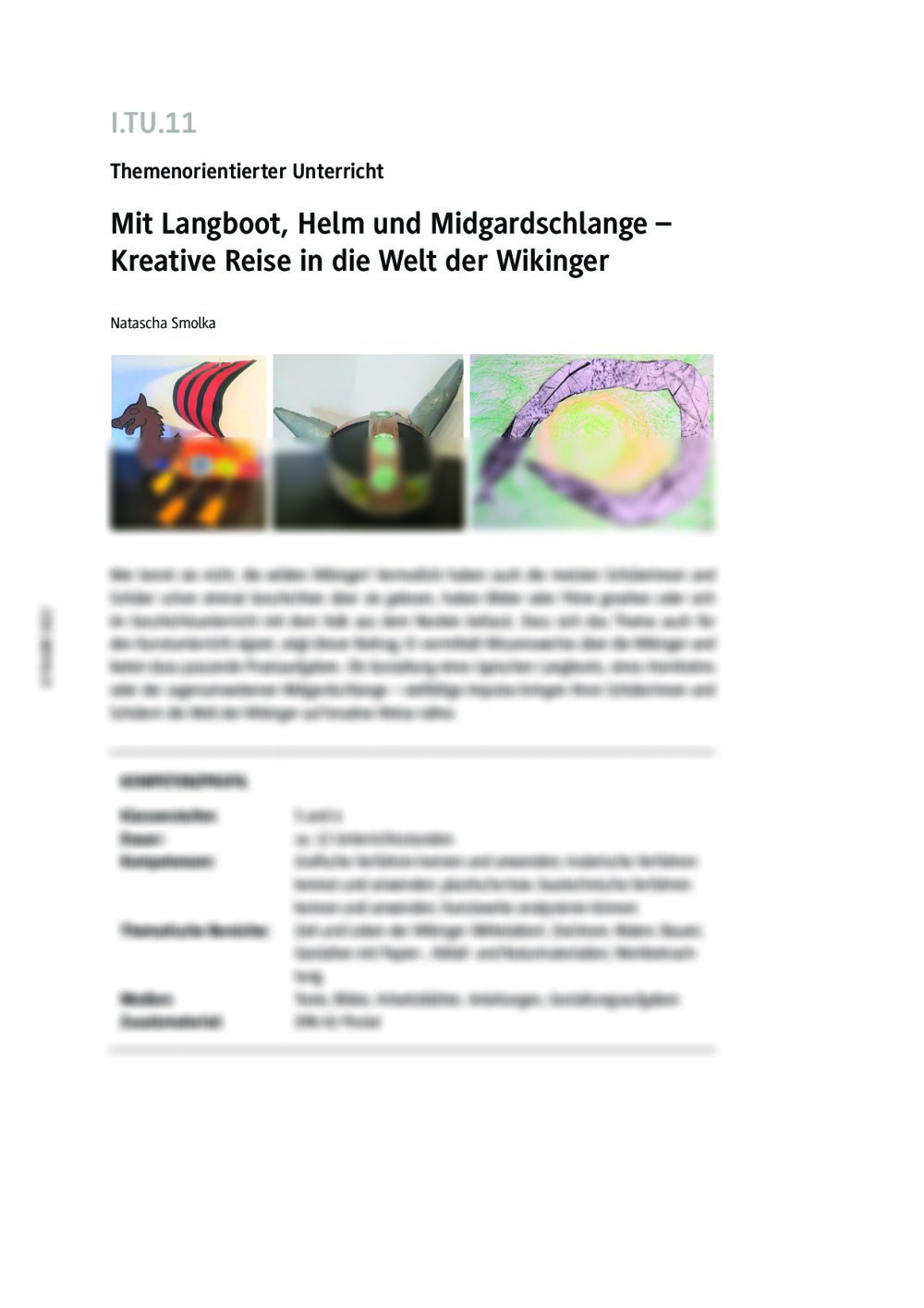 Kreative Reise in die Welt der Wikinger - Seite 1