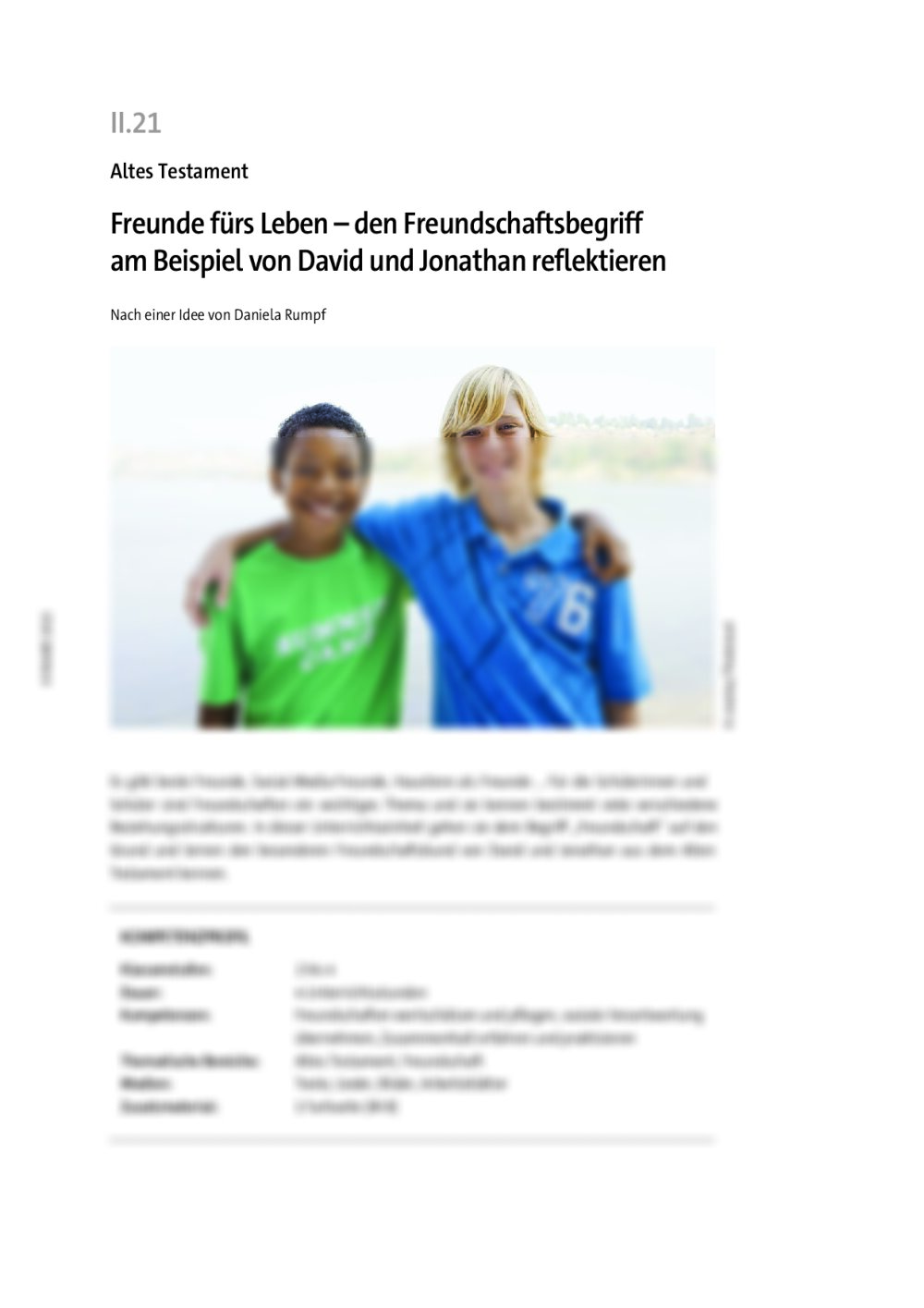 Freunde fürs Leben - Seite 1