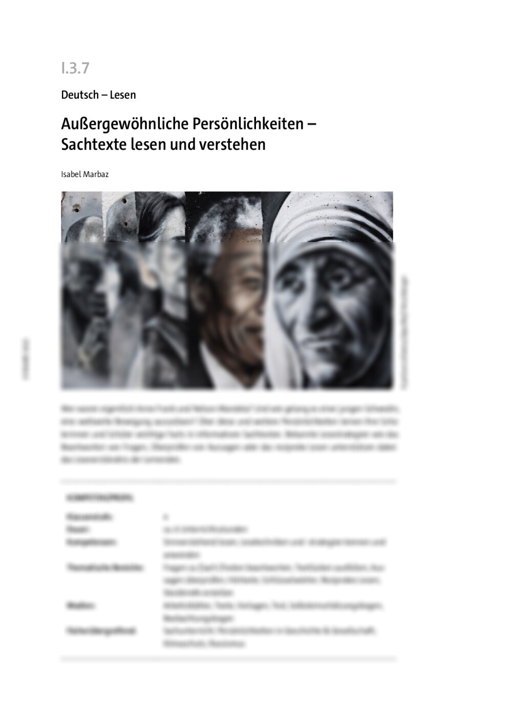 Außergewöhnliche Persönlichkeiten - Seite 1