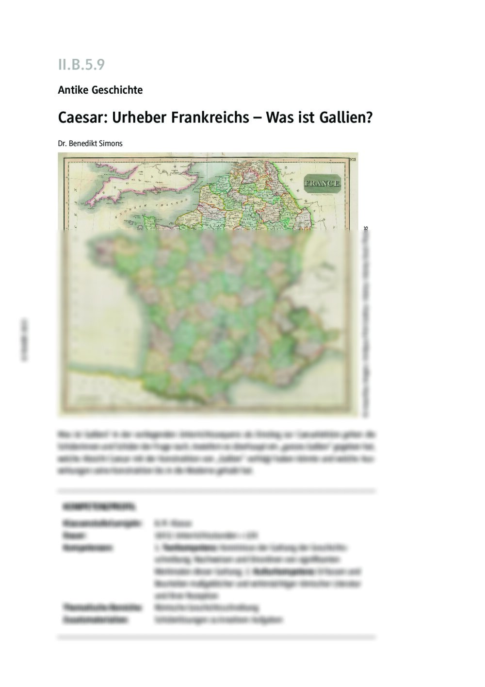 Caesar: Urheber Frankreichs  - Seite 1