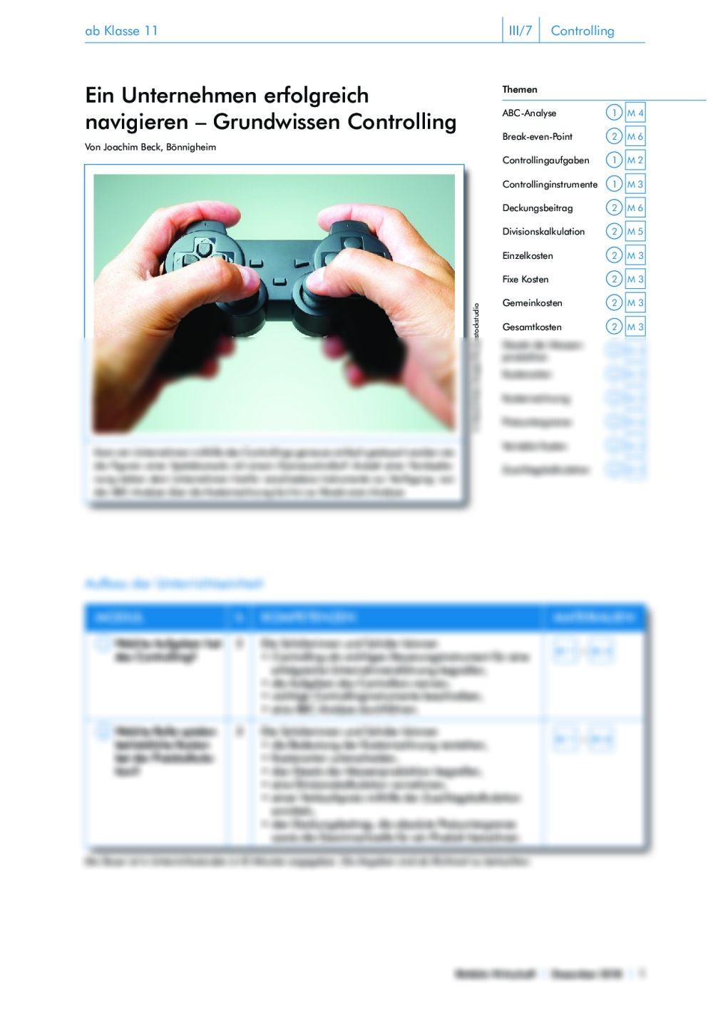 Grundwissen Controlling - Seite 1