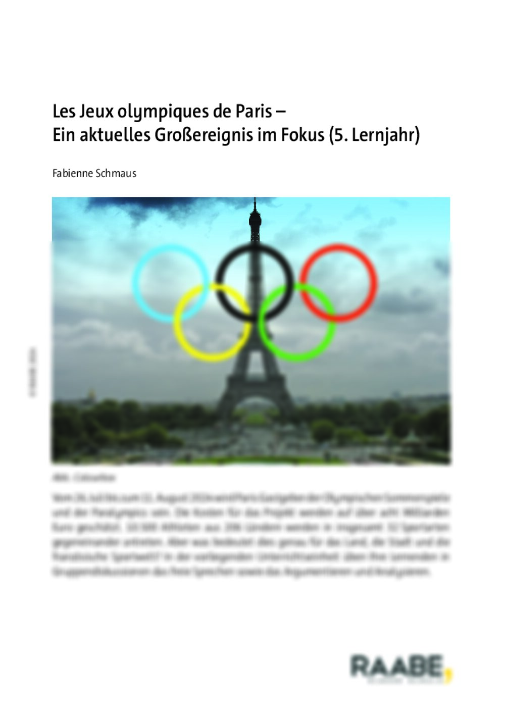 Les Jeux olympiques de Paris - Seite 1