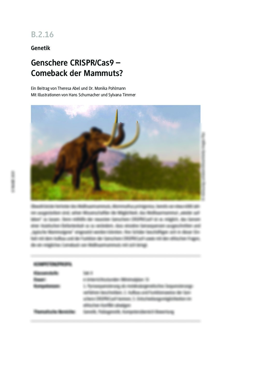 Möglichkeiten der Genschere CRISPR/Cas9 - Seite 1