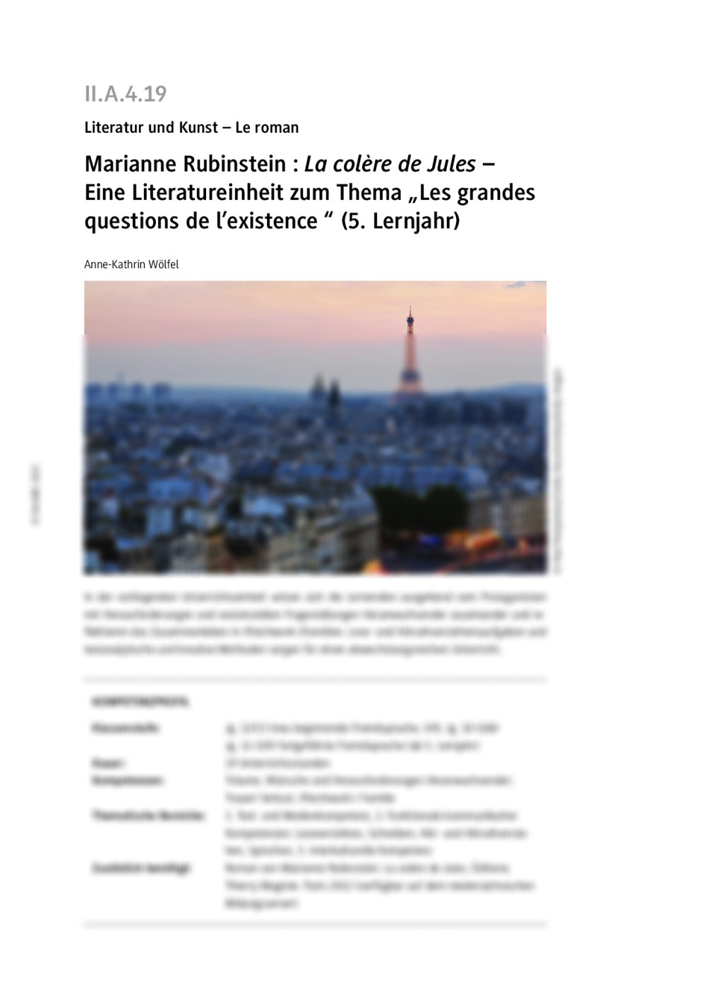 Marianne Rubinstein: La colère de Jules - Seite 1