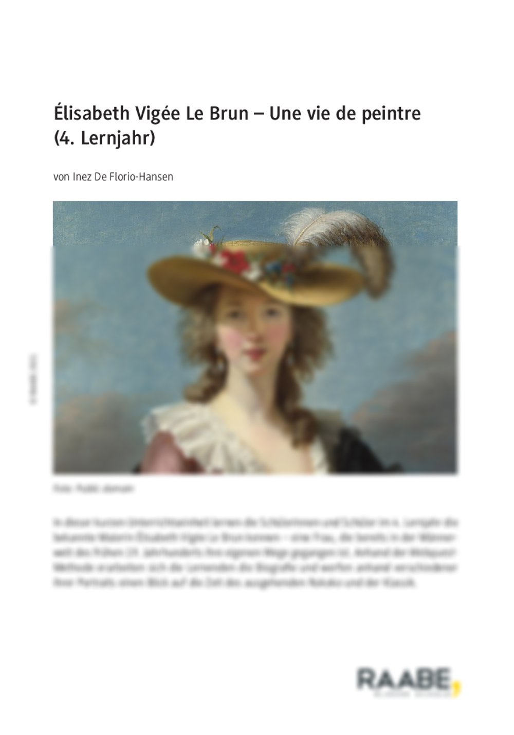 Élisabeth Vigée Le Brun - Seite 1