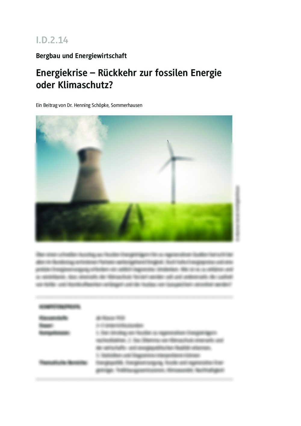 Energiekrise - Seite 1