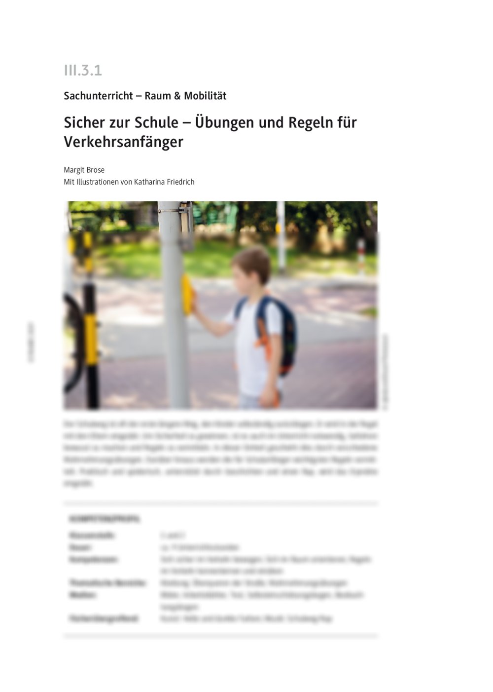 Übungen und Regeln für Verkehrsanfänger - Seite 1