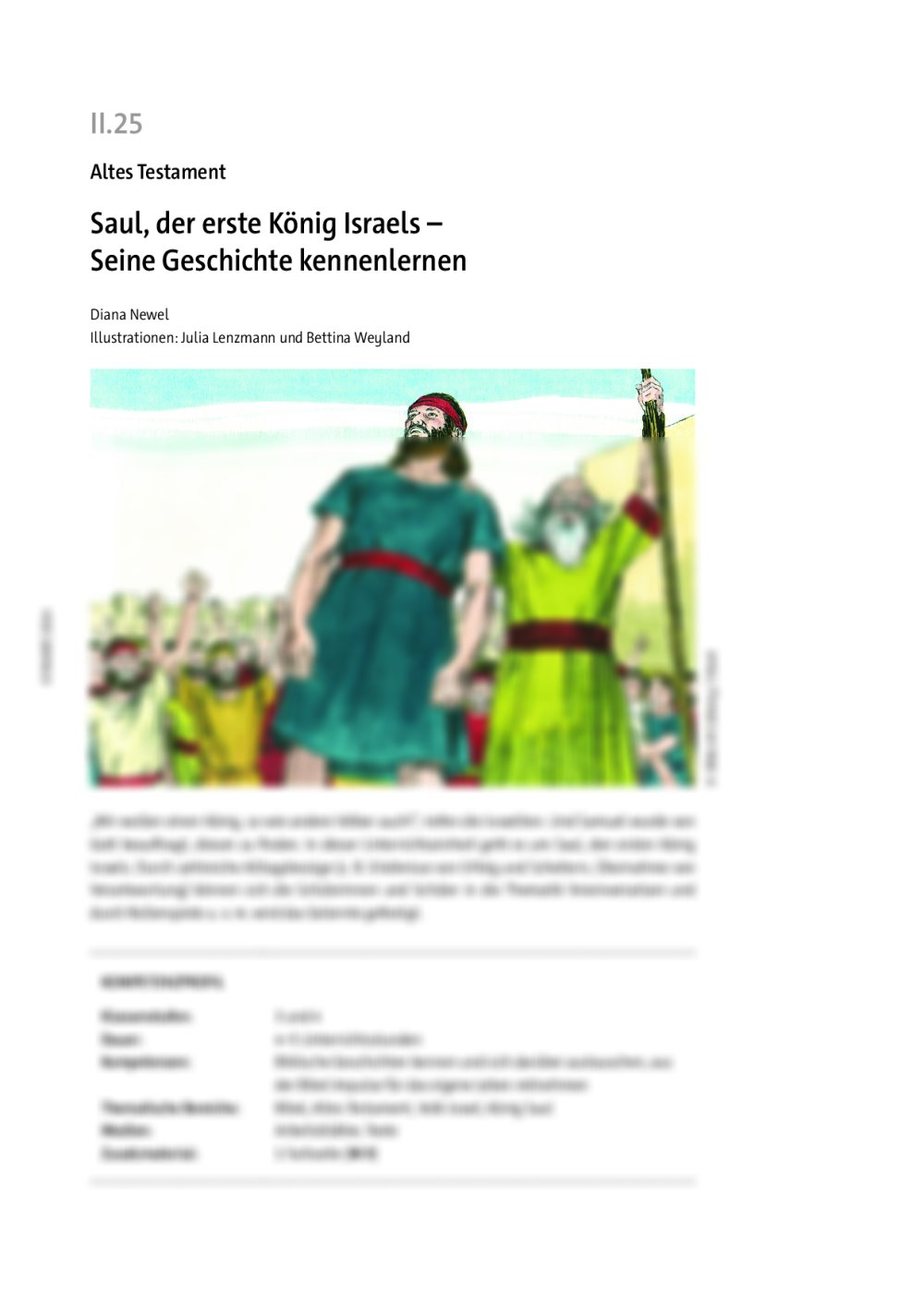 Saul, der erste König Israels - Seite 1