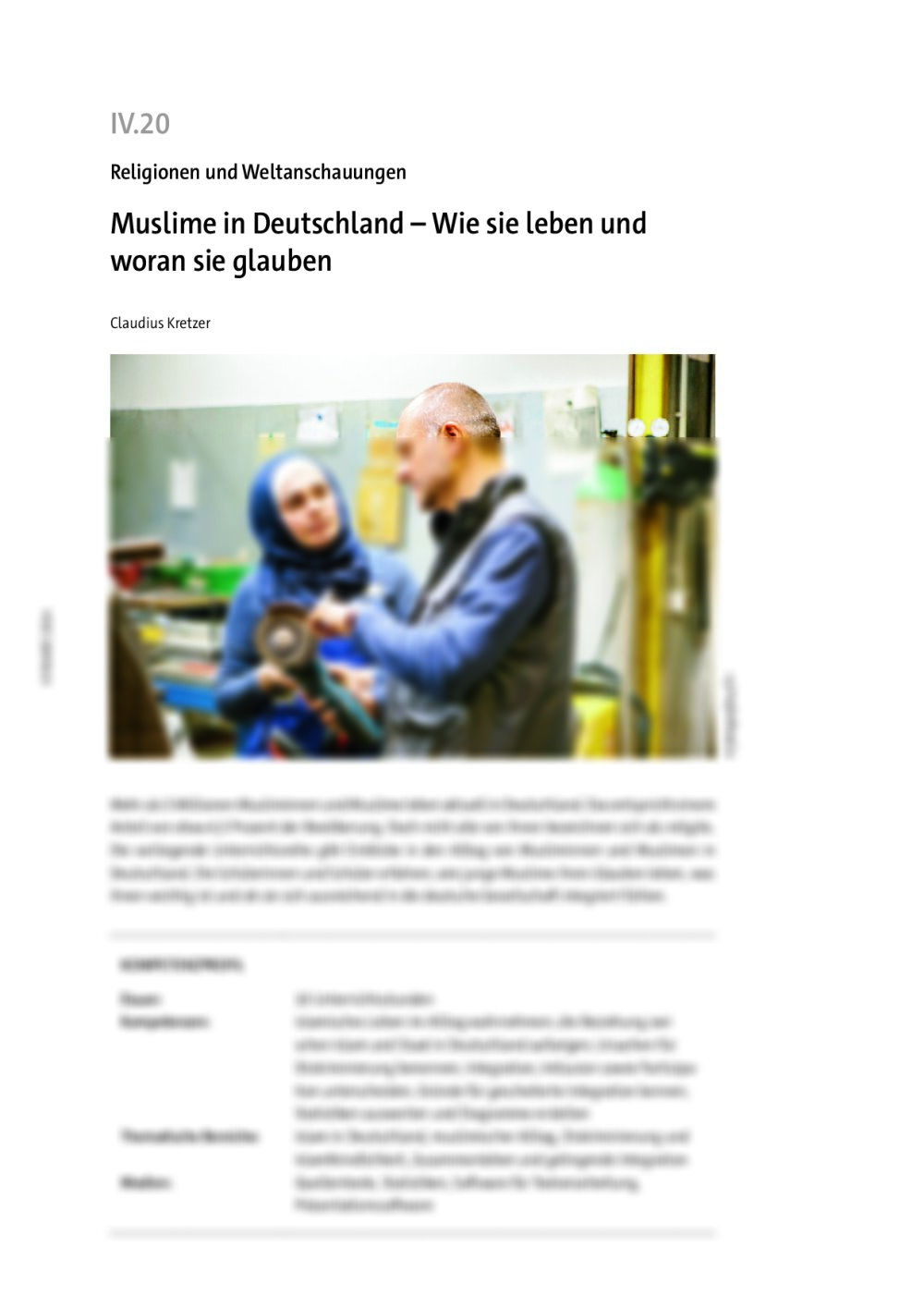 Muslime in Deutschland  - Seite 1
