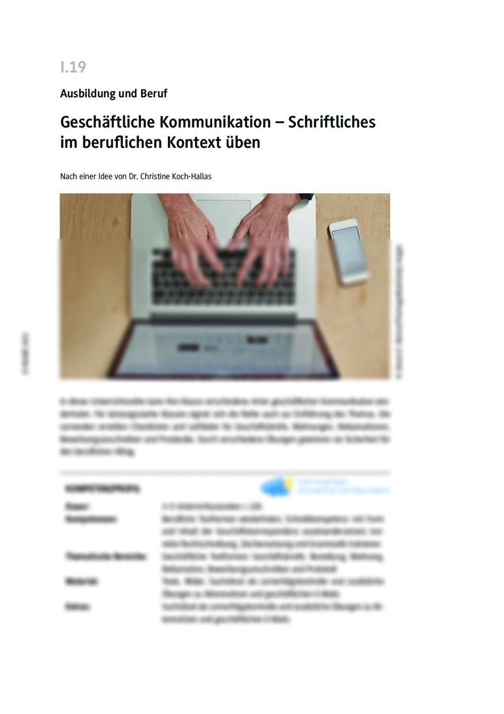 Geschäftliche Kommunikation - Seite 1