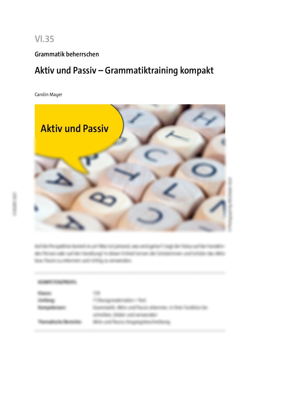 Aktiv und Passiv - Seite 1