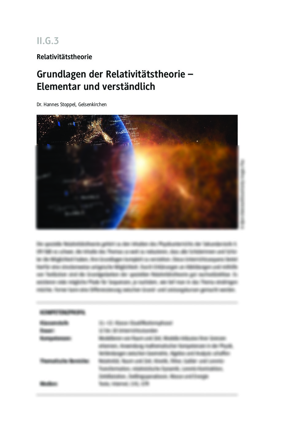 Grundlagen der Relativitätstheorie - Seite 1