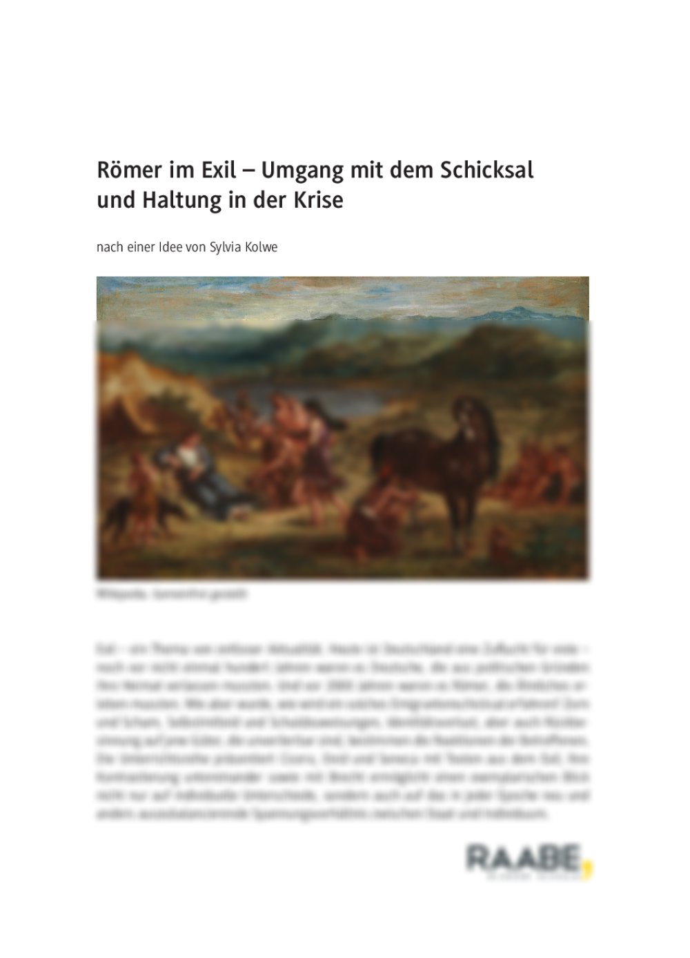 Römer im Exil - Seite 1