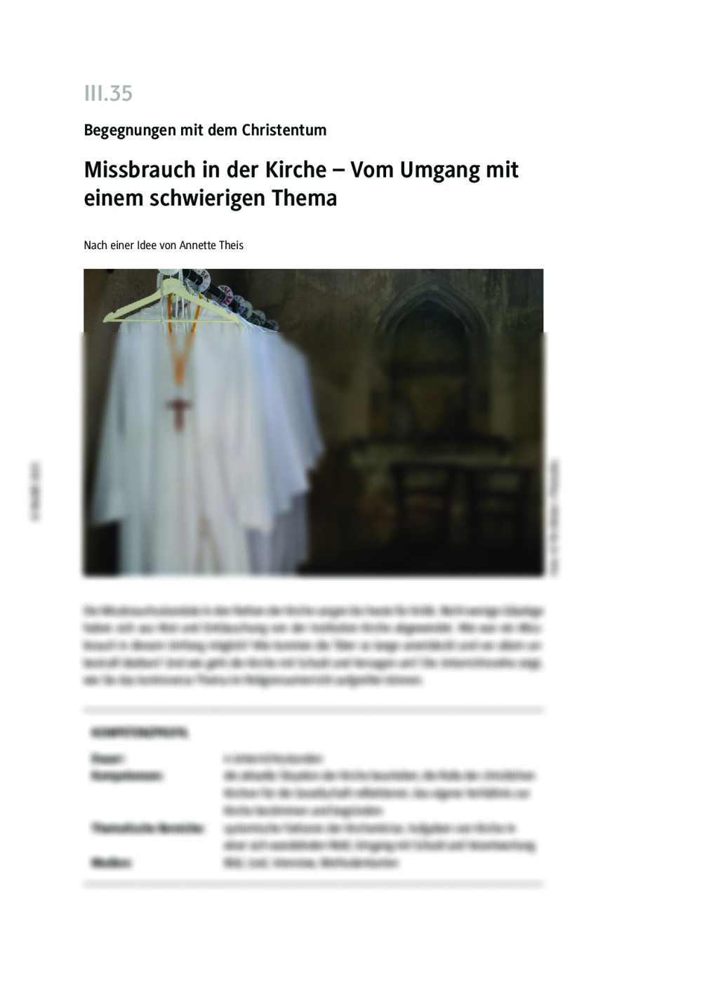 Missbrauch in der Kirche  - Seite 1