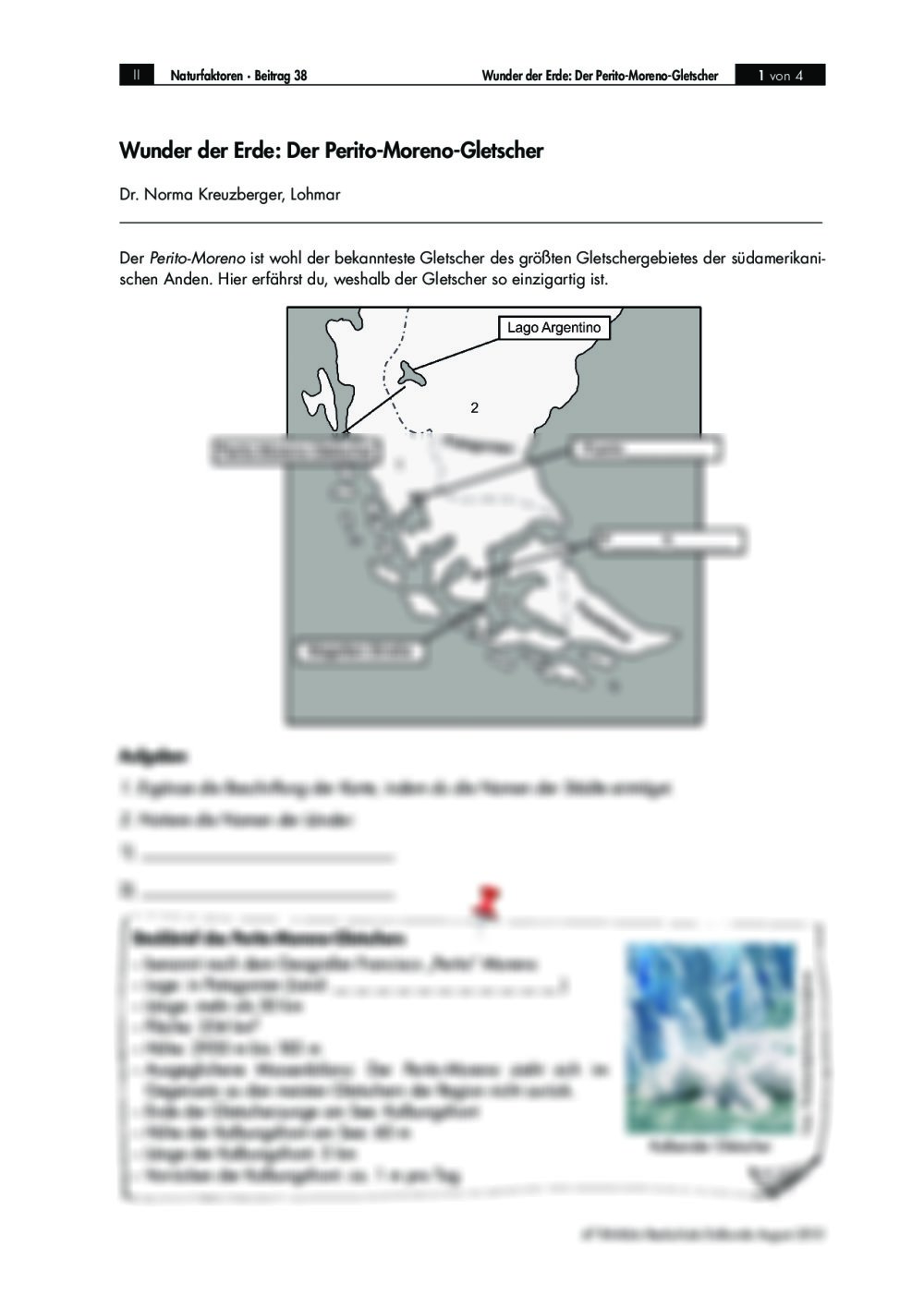 Der Perito-Moreno-Gletscher - Seite 1
