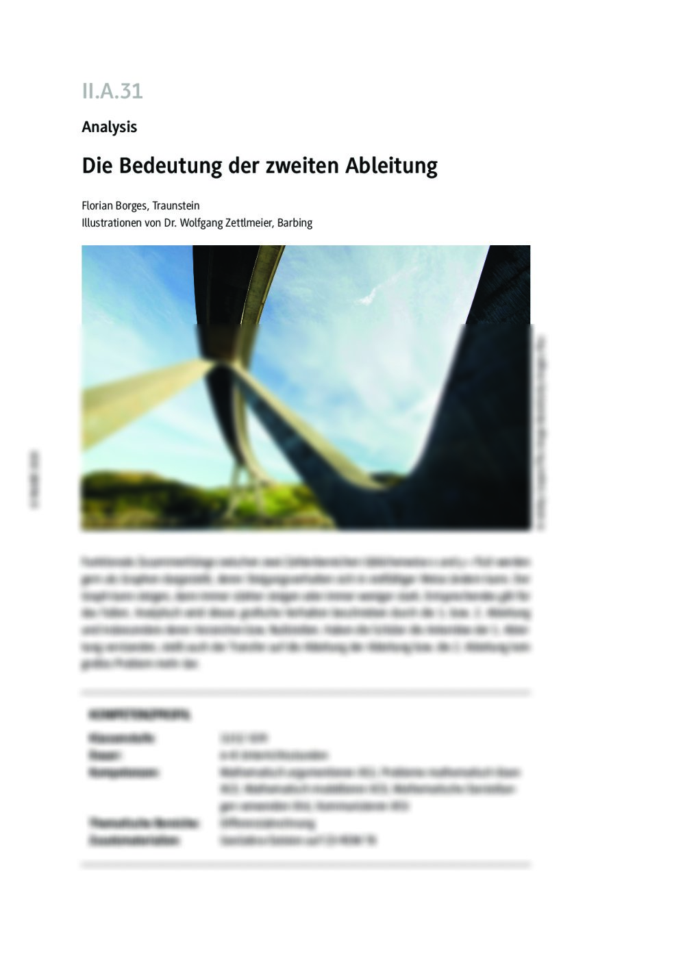 Die Bedeutung der zweiten Ableitung - Seite 1