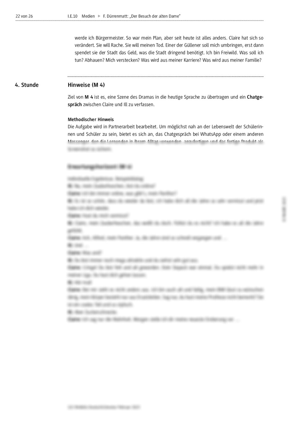 Der Besuch Der Alten Dame Unterrichtsmaterial Pdf F. Dürrenmatt: „Der Besuch der alten Dame“ | RAAbits Online