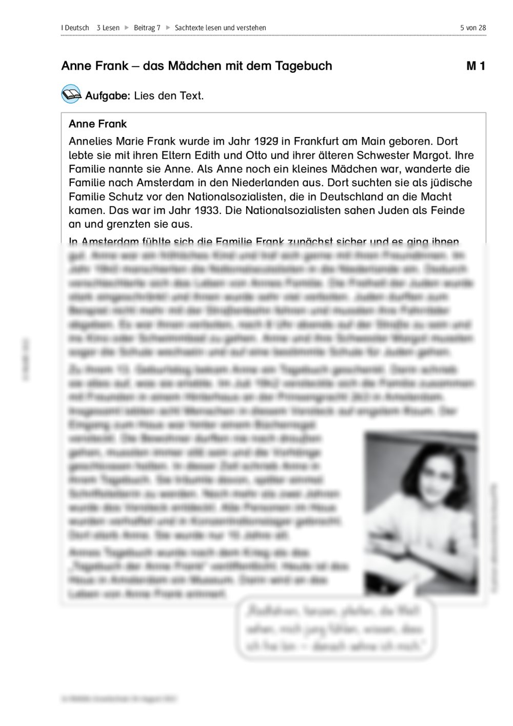 Sachtexte Lesen Und Verstehen | RAAbits Online