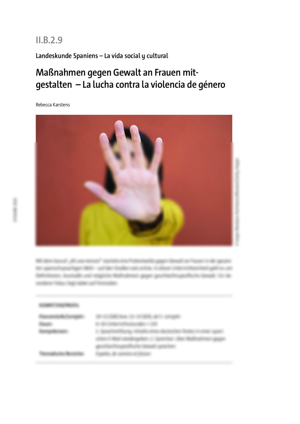 Maßnahmen gegen Gewalt an Frauen mitgestalten - Seite 1