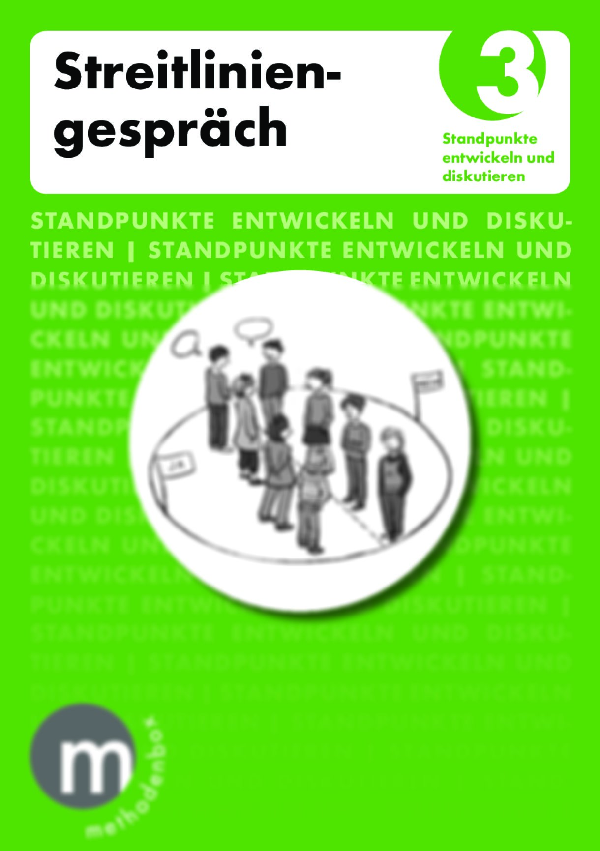 Methodenkärtchen Streitliniengespräch - Seite 1