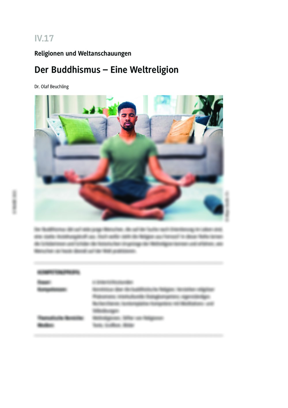 Der Buddhismus - Seite 1