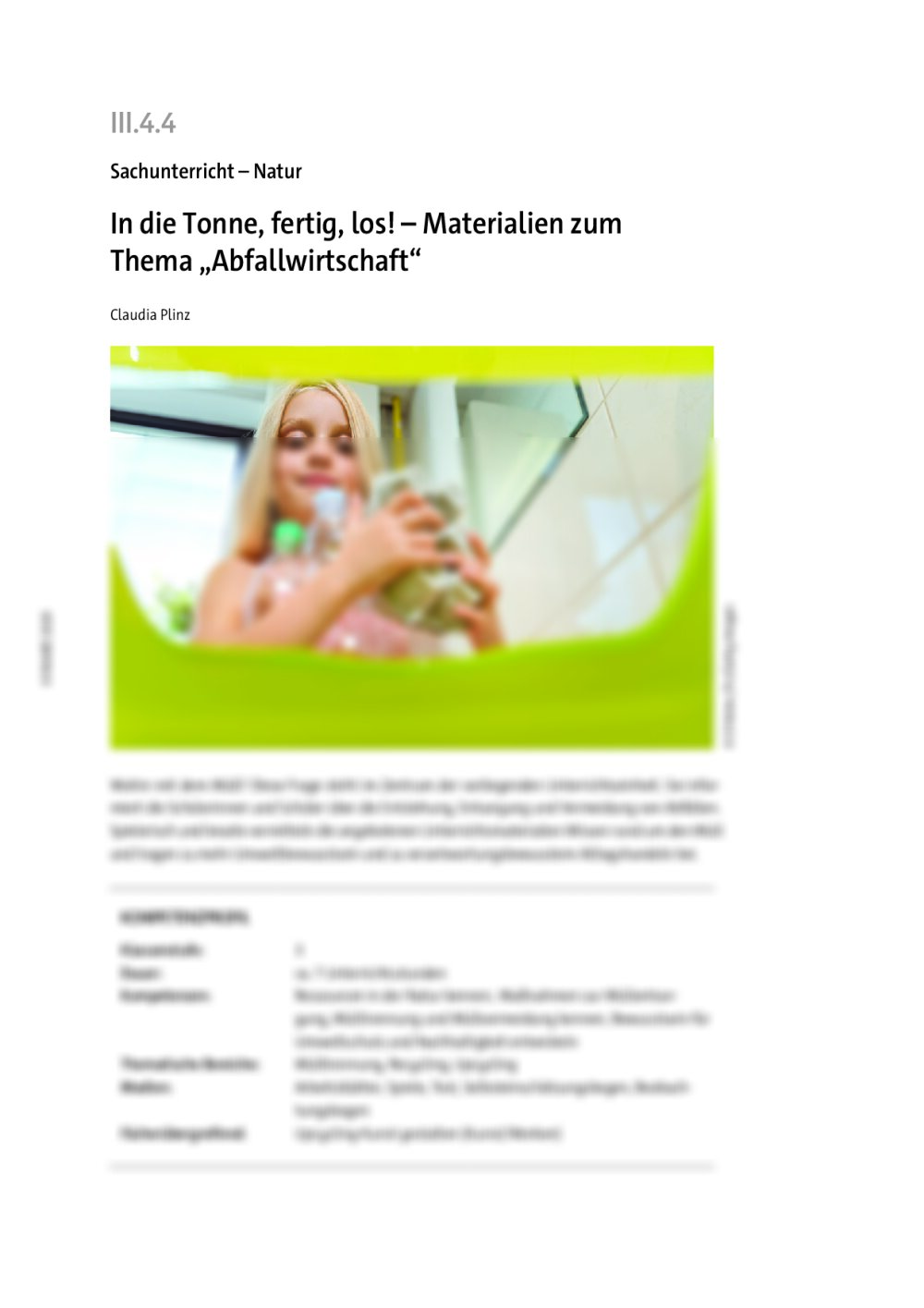 In die Tonne, fertig, los! - Seite 1