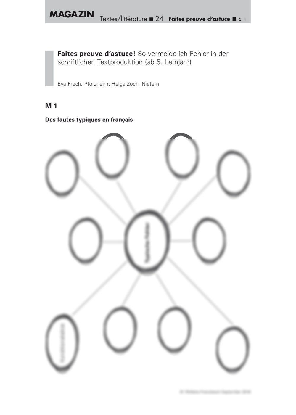 Fehler vermeiden in der schriftlichen Textproduktion - Seite 1