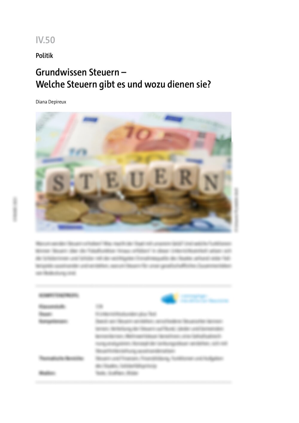 Grundwissen Steuern - Seite 1