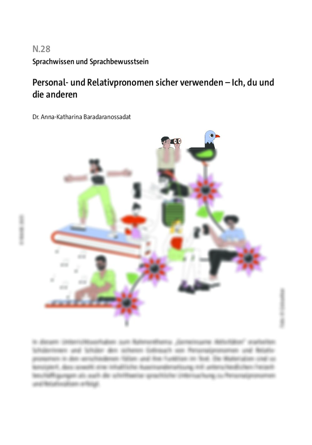 Personal- und Relativpronomen sicher verwenden - Seite 1