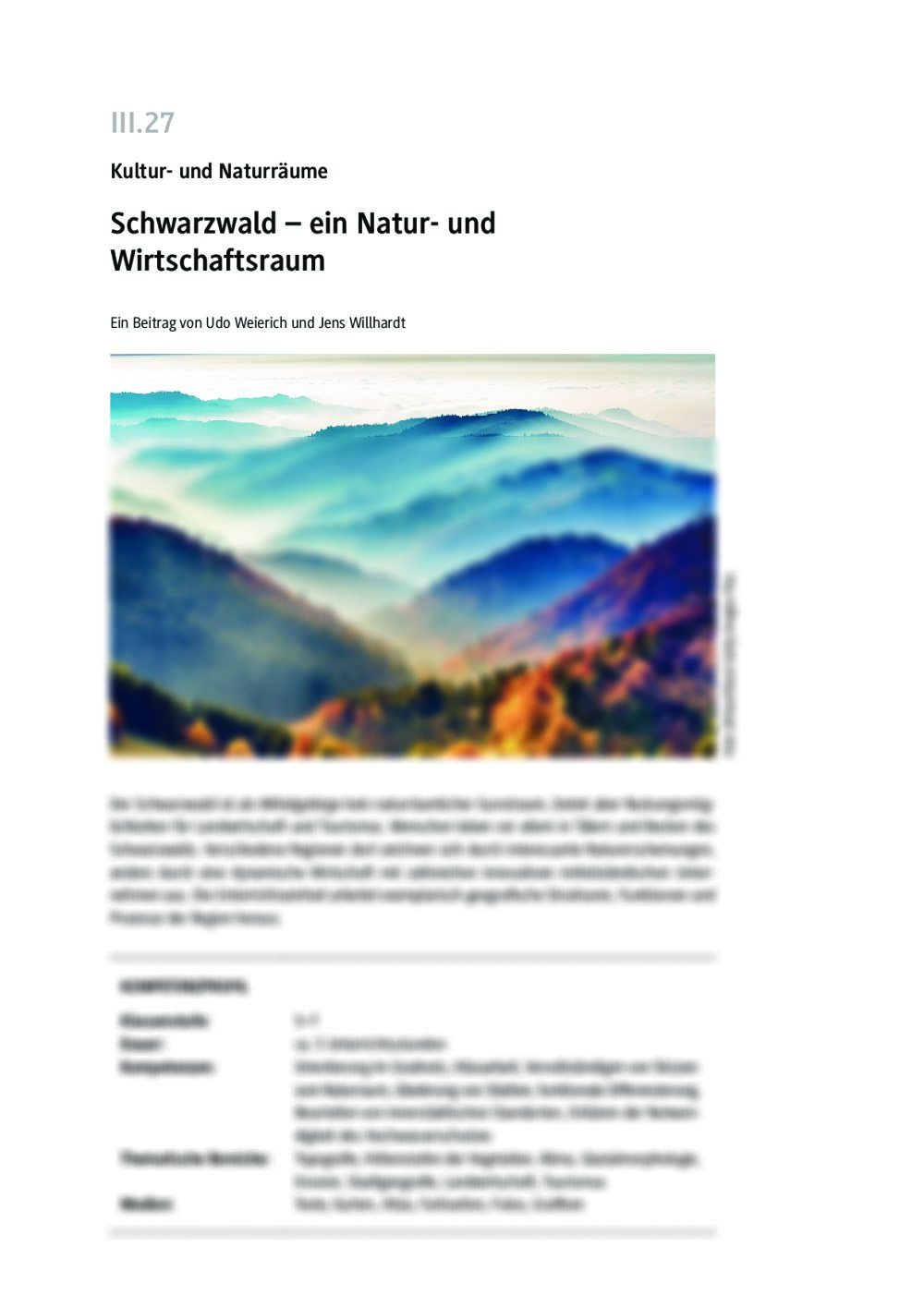Schwarzwald - Seite 1