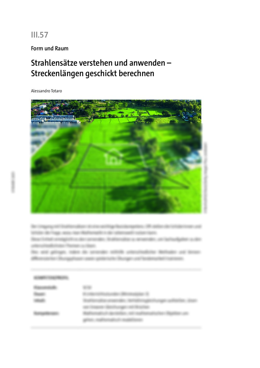 Strahlensätze verstehen und anwenden - Seite 1