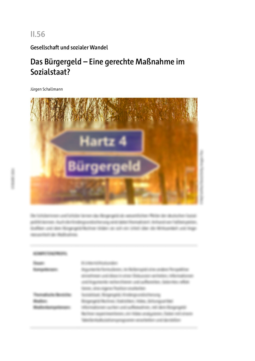 Das Bürgergeld - Seite 1