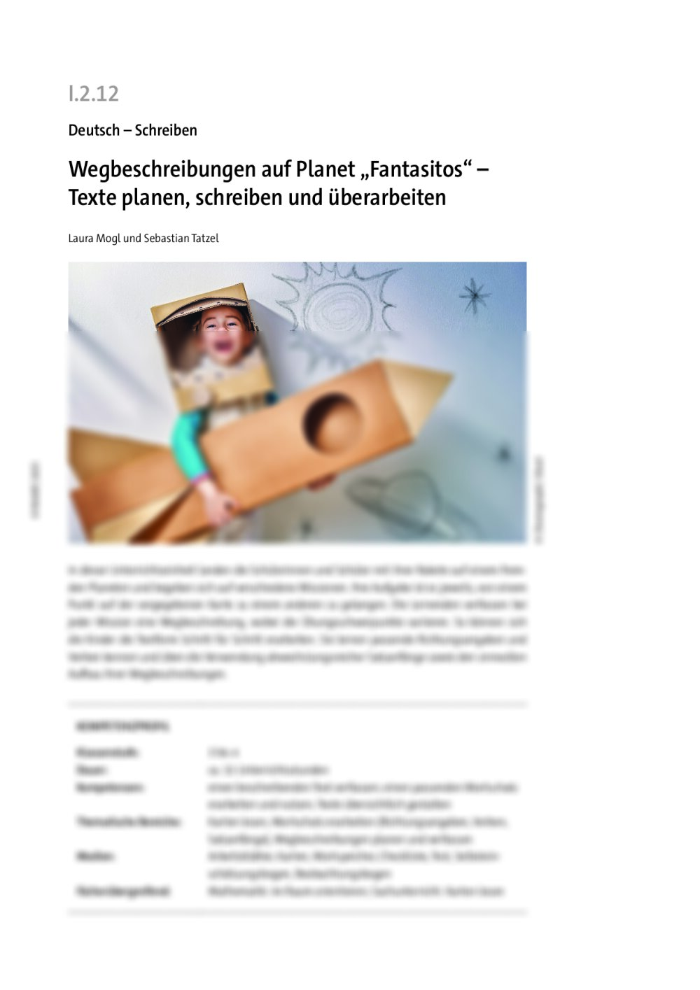 Wegbeschreibungen auf Planet "Fantasitos" - Seite 1