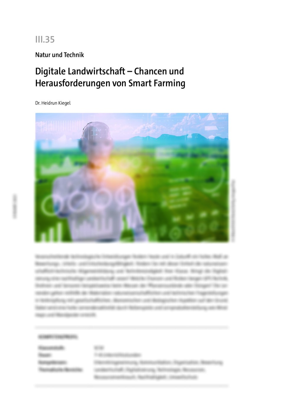 Digitale Landwirtschaft  - Seite 1