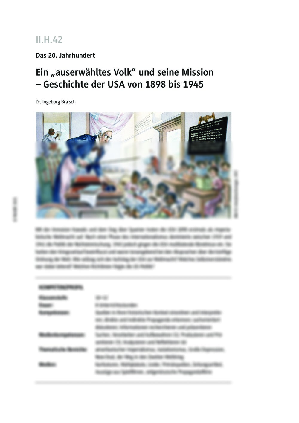 Ein "auserwähltes Volk" und seine Mission - Seite 1