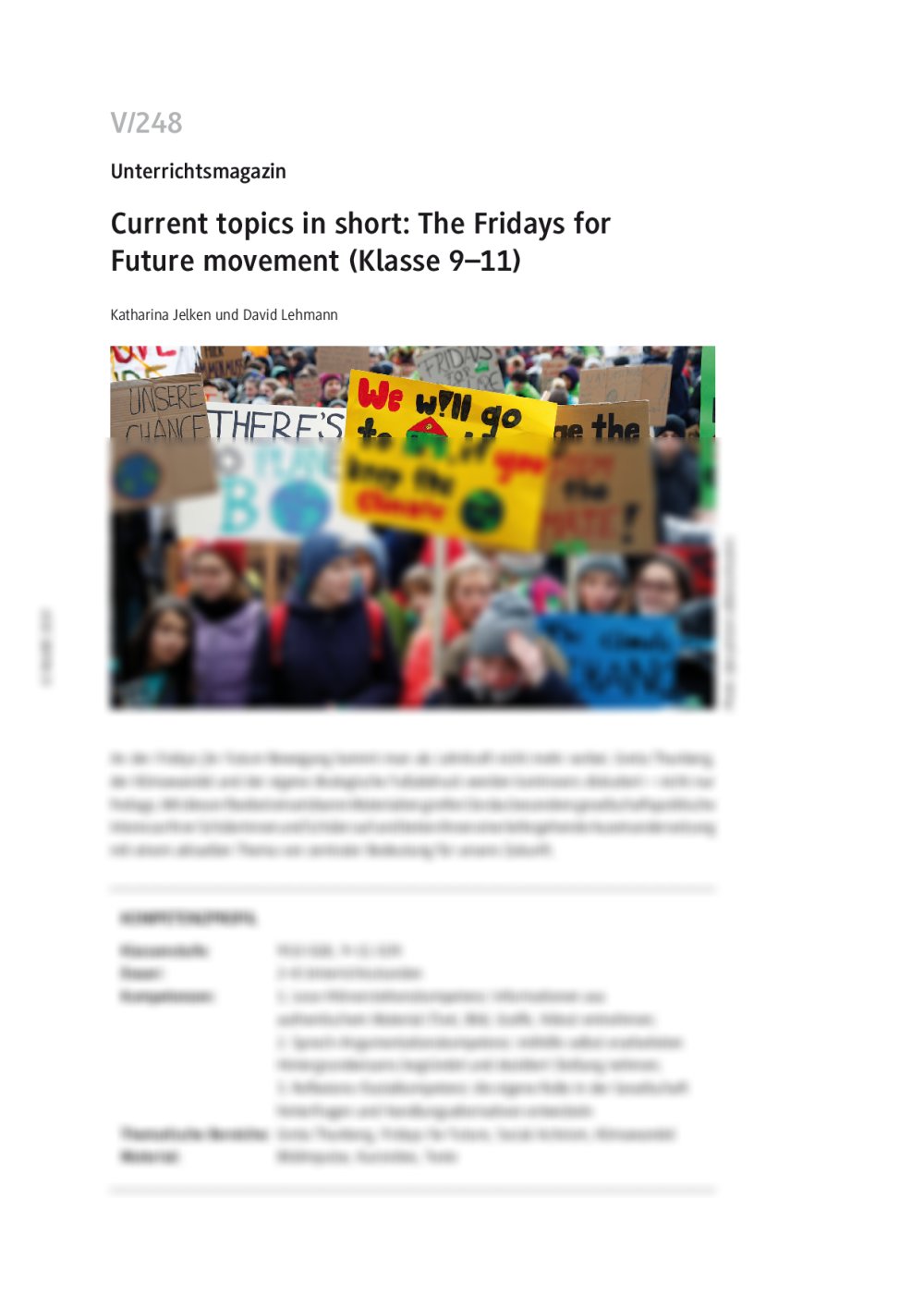 The Fridays for Future movement - Seite 1