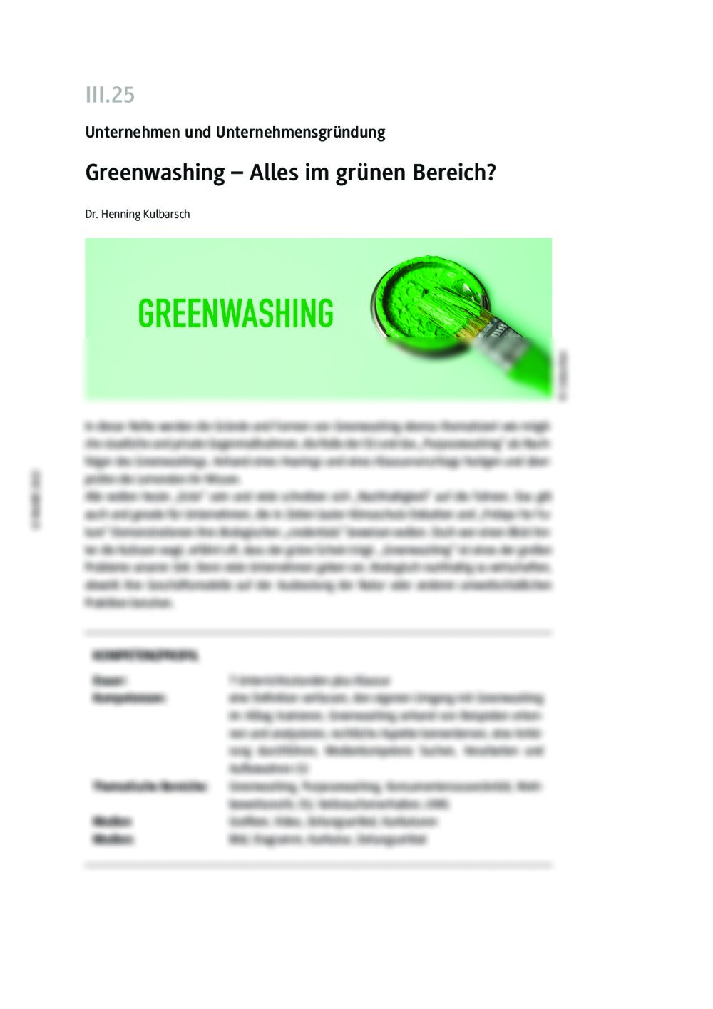 Greenwashing - Seite 1