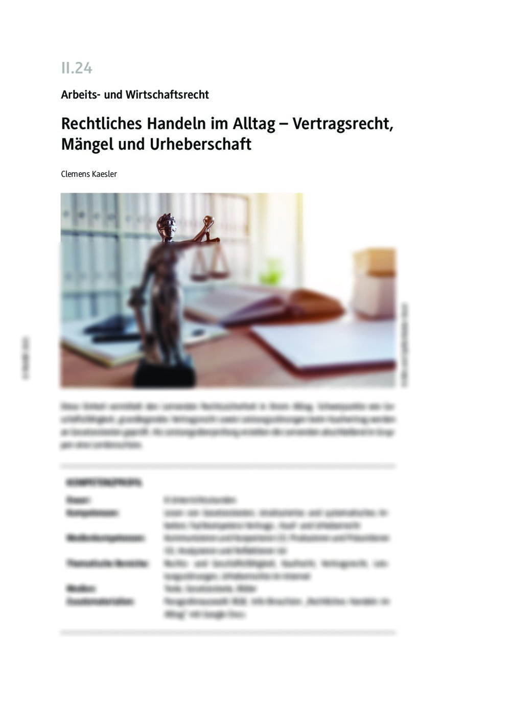 Rechtliches Handeln im Alltag - Seite 1