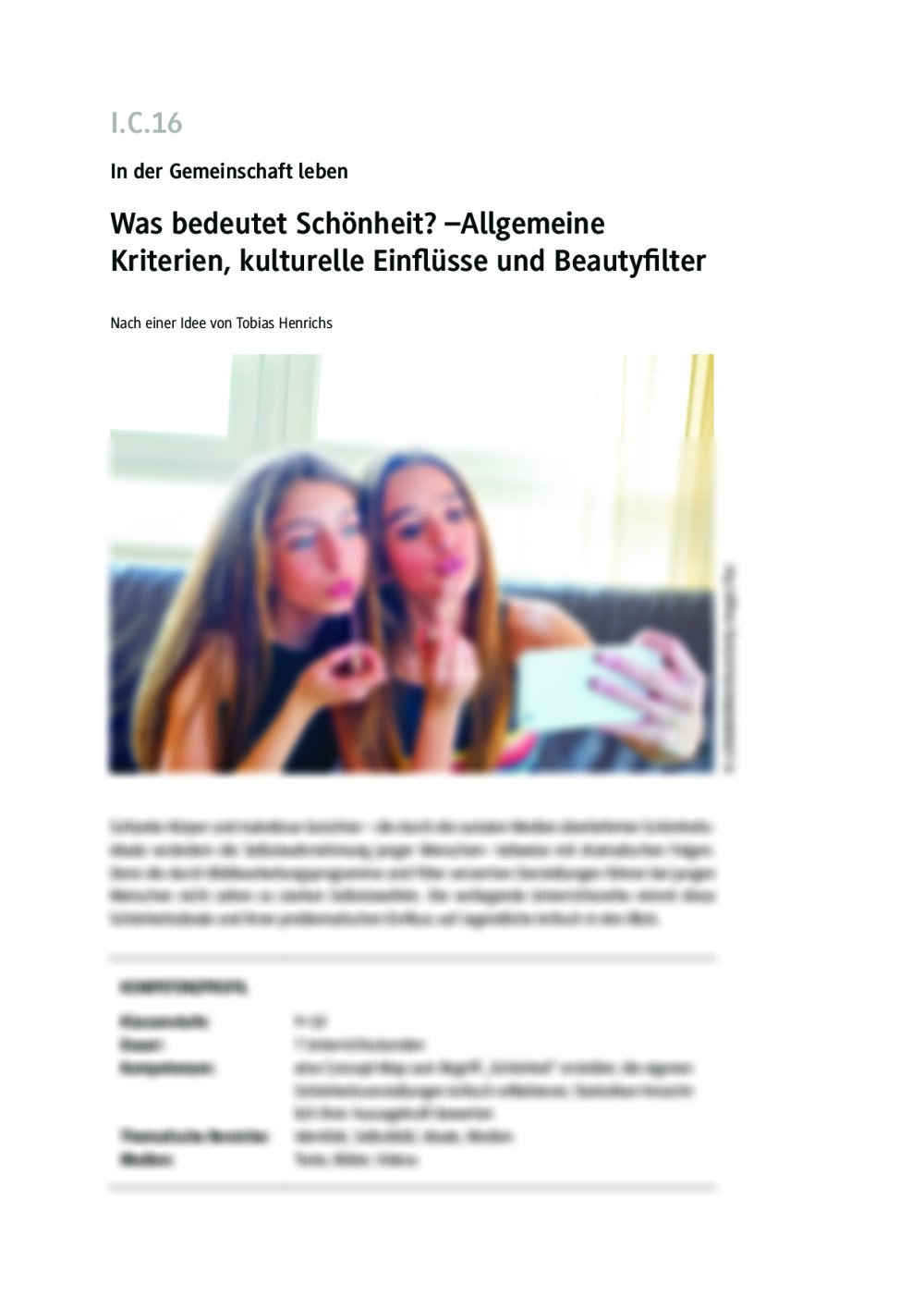 Was bedeutet Schönheit? - Seite 1