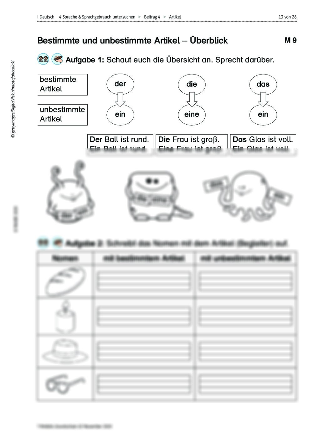 Bestimmte Und Unbestimmte Artikel übungen Pdf Bestimmte und unbestimmte Artikel entdecken | RAAbits Online