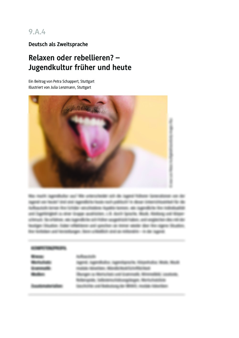 Relaxen oder rebellieren? - Seite 1