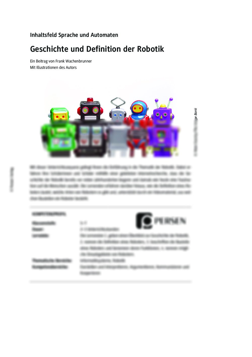 Robotik in der Schule - Seite 1