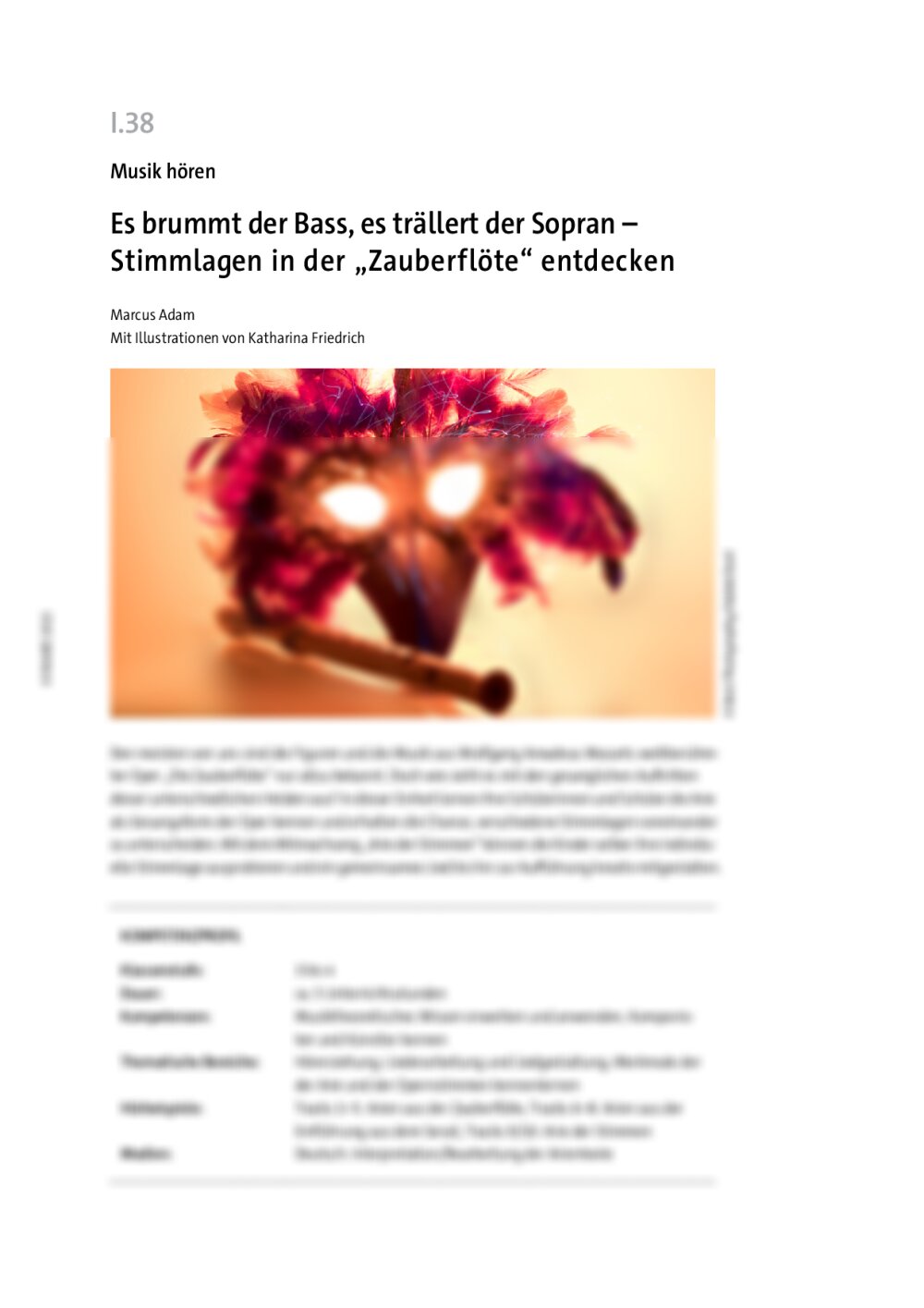 Es brummt der Bass, es trällert der Sopran - Seite 1