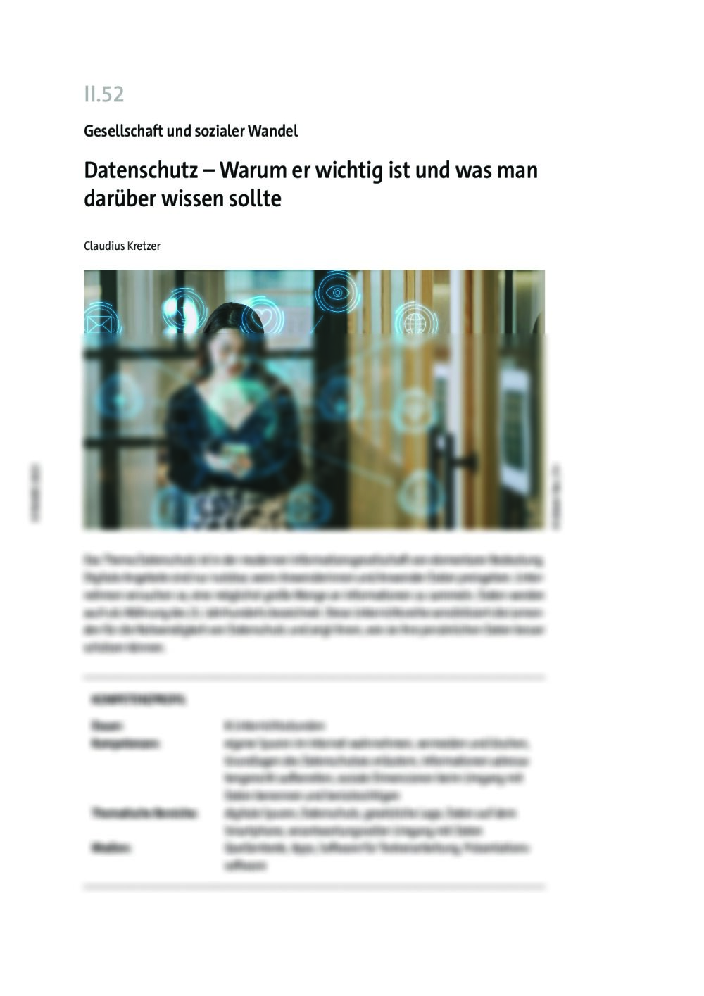 Datenschutz  - Seite 1